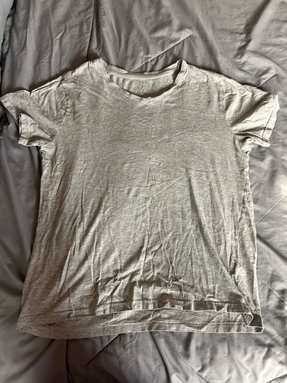 Forever 21 Men's Crew Neck Tee in Light Gray
